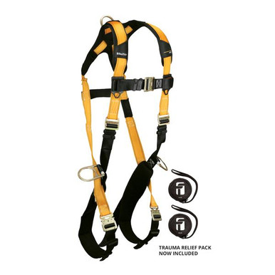 FallTech 7023QC Journeyman Flex Steel 3D Standard Non-belted Full Body Harness
