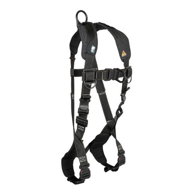 FallTech 7054FD Arc Flash Nylon 2D Climbing Non-belted Full Body Harness, Quick-connect Adjustme