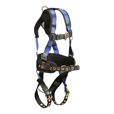 FallTech 7074B Contractor+ 1D Construction Belted Full Body Harness