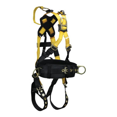 FallTech 8026X Roughneck 5D Derrick Cross-over Belted Full Body Harness