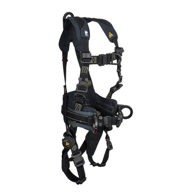 FallTech 8074FDQC Arc Flash Nomex 4D Construction Climbing Full Body Harness, Overmolded Quick Con