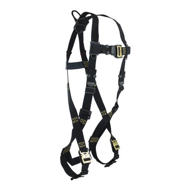 FallTech 8076FR Arc Flash Nomex Climbing Non-Belted Full Body Harness 1D+FD with RSQ Loops Pads+