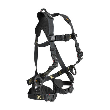 FallTech 80773DQC FT-Arc Flash 3D Standard Non-Belted Full Body Harness, Overmolded Quick Connect 