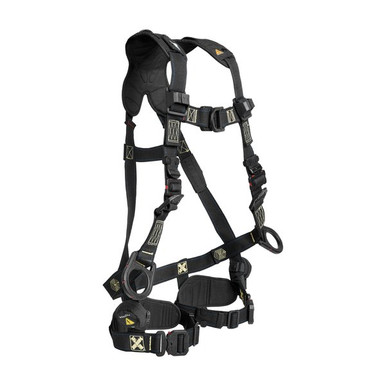 FallTech 80774DQC FT-Arc Flash 4D Climbing Non-Belted Full Body Harness, Overmolded Quick Connect