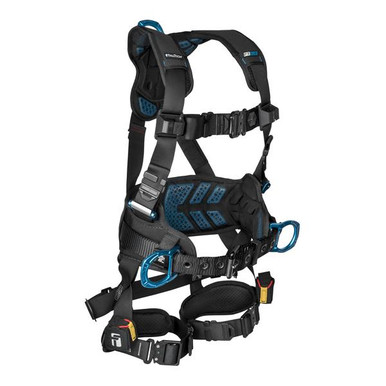 FallTech 8130QC FT-One Fit 3D Construction Belted Women's Full Body Harness, Quick Connect Adjus