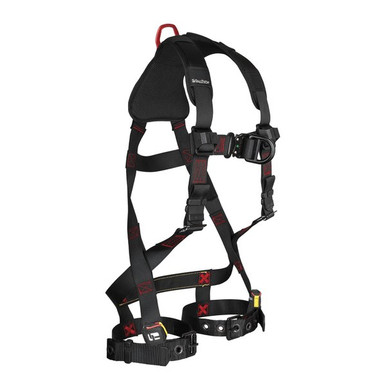 FallTech 8143BFD FT-Iron 2D Climbing Non-Belted Full Body Harness, Tongue Buckle Leg Adjustments