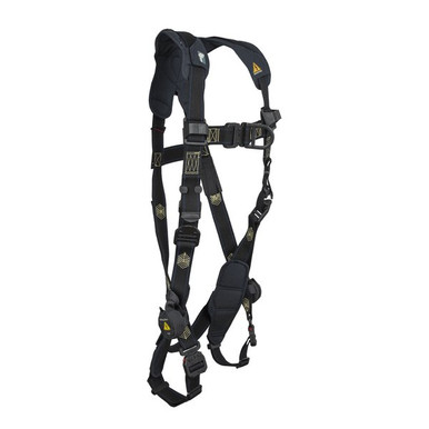 FallTech 8078BFDQC Arc Flash Nomex 1D+FD Climbing Non-Belted Full Body Harness, Belted Tool Loops,