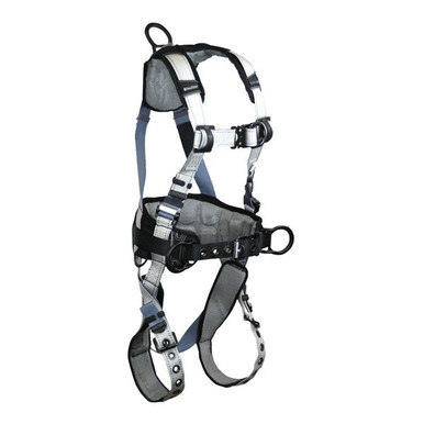FallTech 7088BFD FlowTech LTE 4D Construction Belted Climbing Full Body Harness, Tongue Buckle Leg Adjustme
