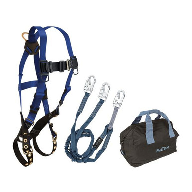 FallTech KIT1659Y6P user kit with 7016 harness and 8259Y energy absorbing lanyard