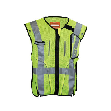 FallTech 5050 ansi class 2 high-visibility lime safety vest