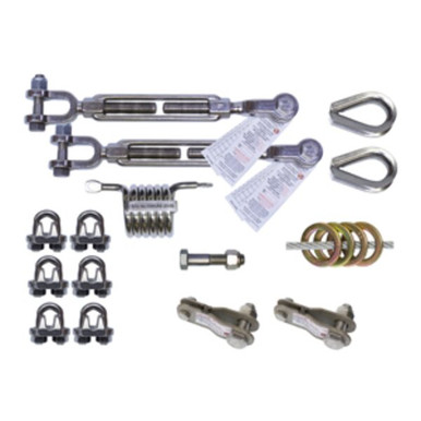 Super Anchor 1051-SC Stainless HLL Rigging Kit for CRO Anchors Super Anchor 1058-S stainless steel turnbuckle with PID tag
