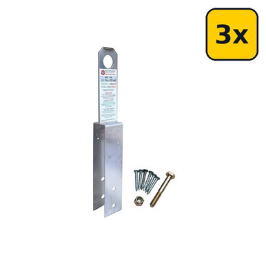 Super Anchor ARS anchor with EPDM metal roof flashing Super Anchor ARS 2x8 and 2x4 metal roof anchor with EPDM flashing for standing seam and corrugated metal