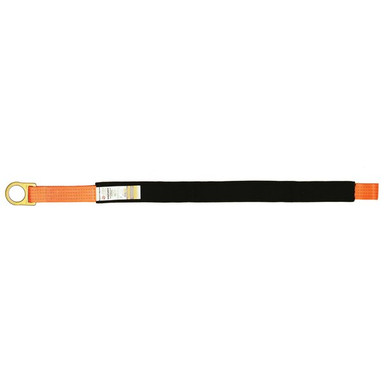 Super Anchor D-ring tie-off strap with concrete sleeve