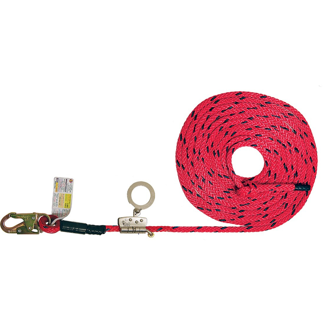 Super Anchor Deluxe Lifeline with ADP Fall Arrester, 4036, 12-strand lifeline with ADP fall arrester