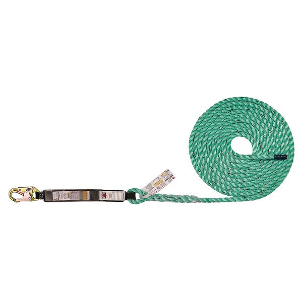 Super Anchor Maxima Deluxe Fall Arrester Lifeline, 5501 Super Anchor Maxima Deluxe Fall Arrester Lifeline, 5501, deluxe fall arrester lifeline with absorber