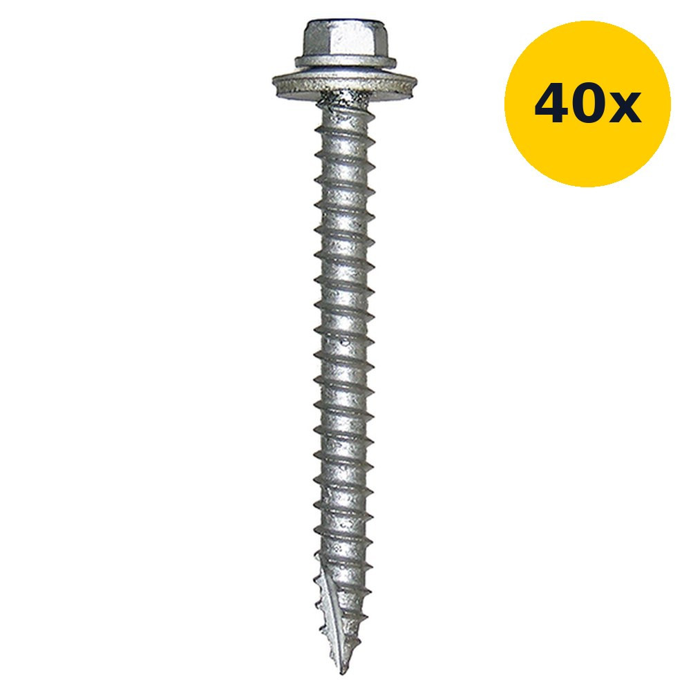 Super Anchor 2022 CRA Anchor Screws, 40-Pack Super Anchor 2022 CRA Anchor Screws, 40-Pack, forty hex head screws per retail pack