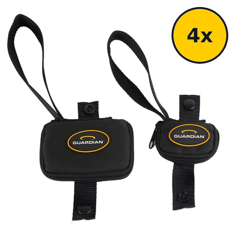 Guardian 10733 Trauma Strap 4-Pack Guardian 10733 suspension trauma strap 4-pack shown as one pouch-mounted strap with a 4x quantity badge