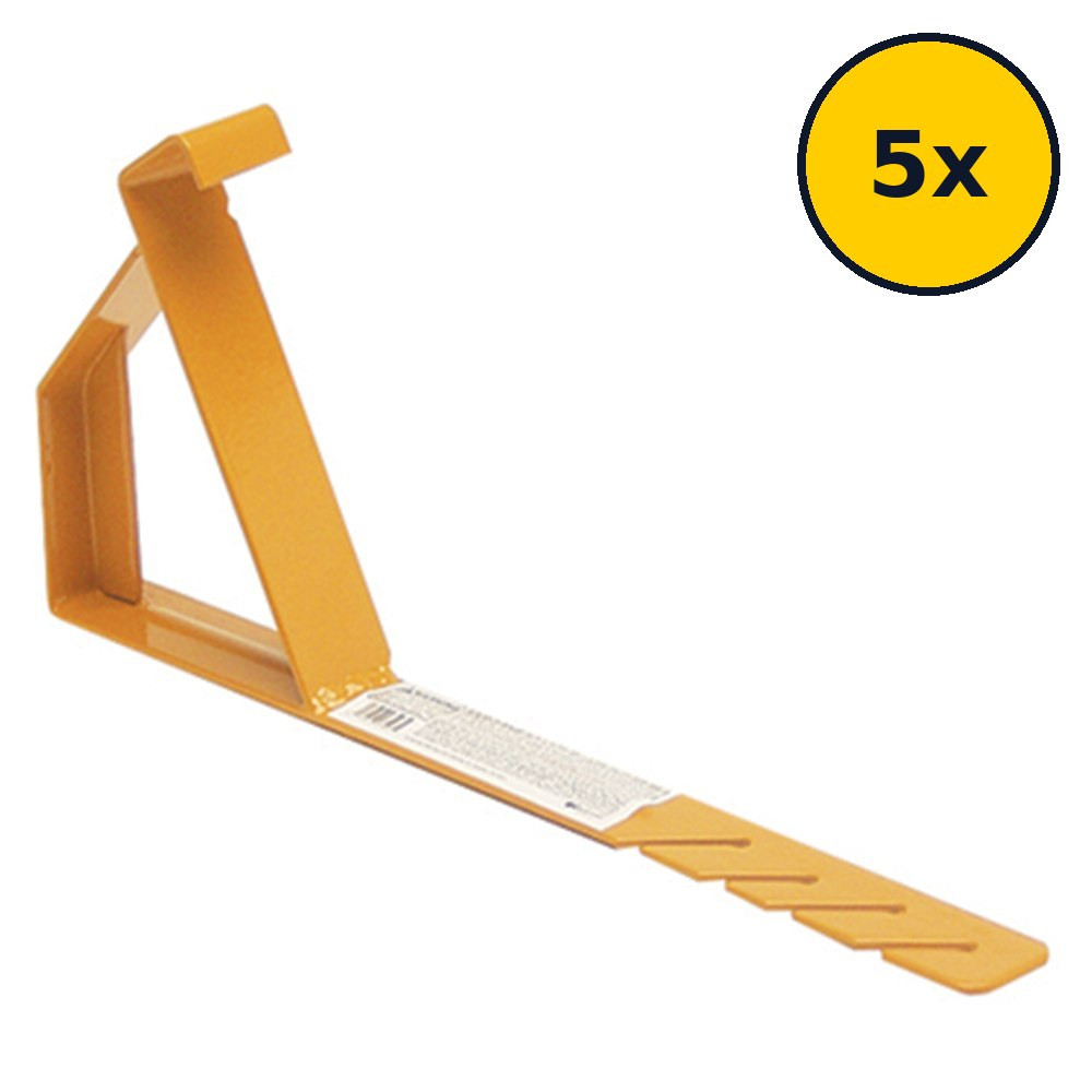 Guardian 3505 Pro Line Fixed Roof Bracket 6 in, 5-Pack Guardian 3505 Pro Line Fixed Roof Bracket 6 in, 5-Pack, official Guardian product photo