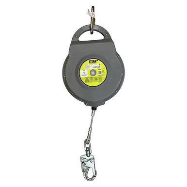 Miller Titan+ SRL, Galvanized Cable, 30 and 50 ft Miller MTS-OGC1-02 self-retracting lifeline with galvanized steel cable