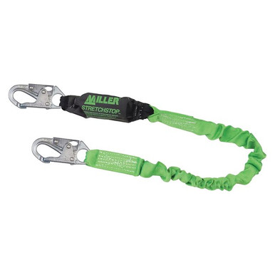 Miller 913SS StretchStop Lanyard, SofStop Absorber Miller 913SS-Z7 energy absorbing lanyard