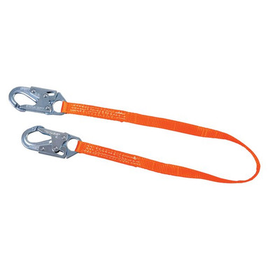Miller T9111W Titan II Positioning Lanyard Miller T9111W-Z7 positioning and restraint lanyard with steel locking snap hooks