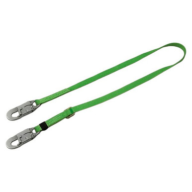 Miller 210TWLS Adjustable Rope Positioning Lanyard Miller 210TWLS-Z7 positioning and restraint lanyard with steel locking snap hooks