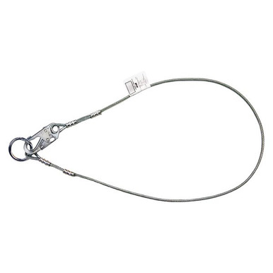 Miller 8186V Cross-Arm Cable, Snap Hook, 6 ft Miller 8186V-Z7/6FTV fall protection anchorage connector