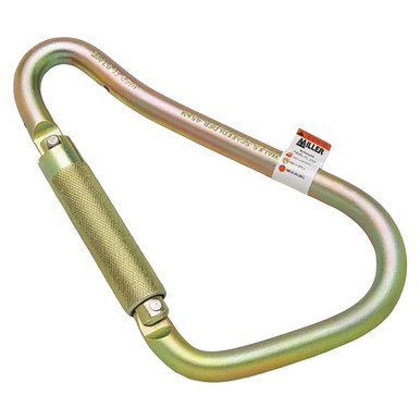 Miller 18D Steel Carabiner, 2 Inch Gate Miller 18D-1 fall protection anchorage connector