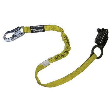 Miller 8174MLS4 Rope Grab with 4 ft Lanyard Miller 8174MLS4/4FTYL fall protection anchorage connector