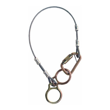 DBI-SALA Protecta Dual-Ring Cable Tie-Off Adapter Anchor 2190101 product photo