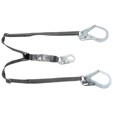 MSA V-SERIES 10188101 6 ft Twin Leg Shock Absorbing Lanyard MSA V-SERIES 10188101 6 ft Twin Leg Shock Absorbing Lanyard product photo