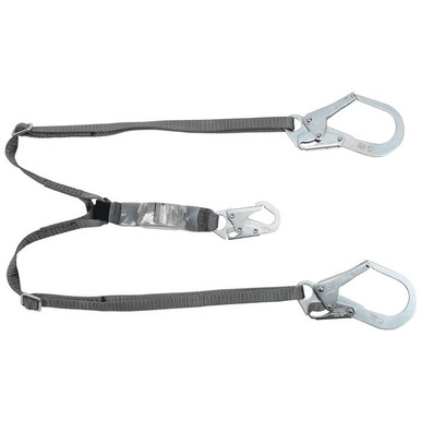 MSA V-SERIES 10191758 6 ft Twin Leg Shock Absorbing Lanyard MSA V-SERIES 10191758 6 ft Twin Leg Shock Absorbing Lanyard product photo