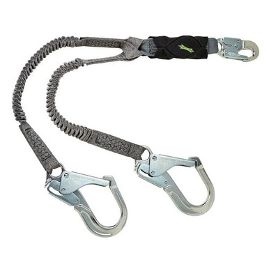 MSA V-SERIES 10193555 6 ft Twin Leg Stretch Lanyard product photo