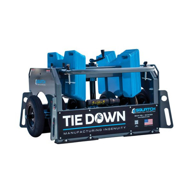 Tie Down Squatch 61010 non-penetrating ballasted mobile fall protection cart, front view