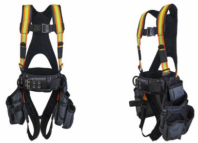 Super Anchor Deluxe Harness Tool Bag Combo - Red 6151R
