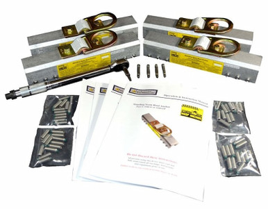 Standing Seam Roof Anchor 4 Piece Pro Pack with Torque Wrench