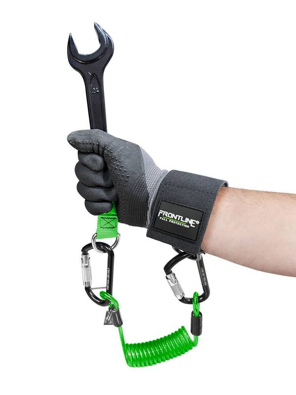 Frontline WB05 ToolGrip 5 lb tool wrist band with D-ring, full product view