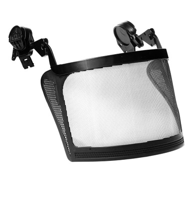 Mesh Face Shield with Mounting Clips