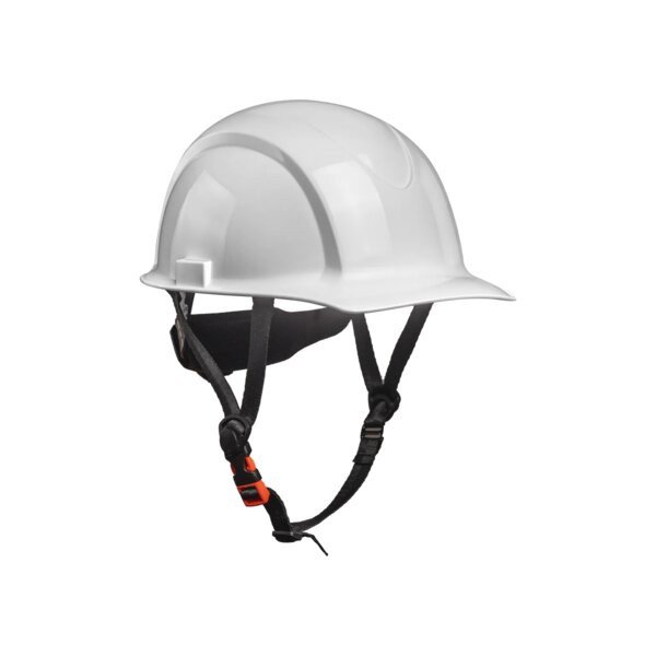 Malta Dynamics APEX Type 2 Class E cap style safety helmet in white, ANSI Type 2 Class E electrical head protection