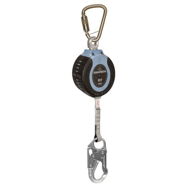 FallTech 82710 10 ft DuraTech web personal SRL, ANSI Z359.14 or CSA Z259.2.2, snap or rebar hook