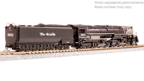 Broadway Limited N 8657 Denver & Rio Grande Western #3803 Challenger 4-6-6-4 Steam Locomotive Stealth Series