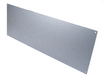 12in x 30in - .060, 5052, Satin #4 (Brushed) Finish, Aluminum Kick Plates - Side View - Countersunk Holes