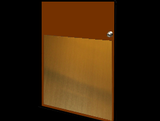 24in x 24in - .040, Muntz, Mirror Finish, Brass Armor Plates - On Door