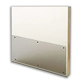 8in x 34in .042in, Clear, Polycarbonate Mop Plate with Holes & Screws