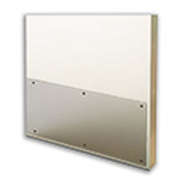 12in x 41in .042in, Clear, Polycarbonate Kick Plate with Holes & Screws