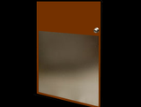 22in x 22in - 18ga, Brushed, Stainless Steel Armor Plates - On Door