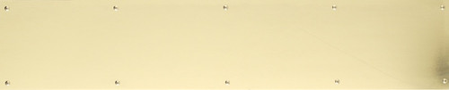 6in x 30in Kick Plate Polished Brass-Aluminum