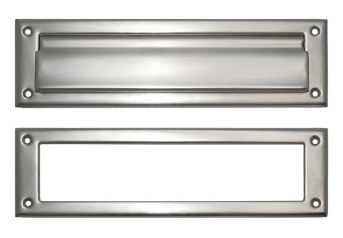 Mail Slot - 3in x 10in - Satin Nickel