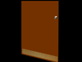 8in x 28in - .040, Unlacquered, Satin #4 (Brushed) Finish, Brass Mop Plates