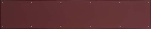 6in x 30in Kick Plate Wine Red
